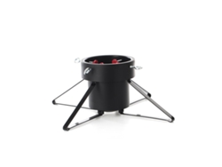 Soporte de abeto Campana de metal y pvc negro - FEERIC LIGHTS & CHRISTMAS
