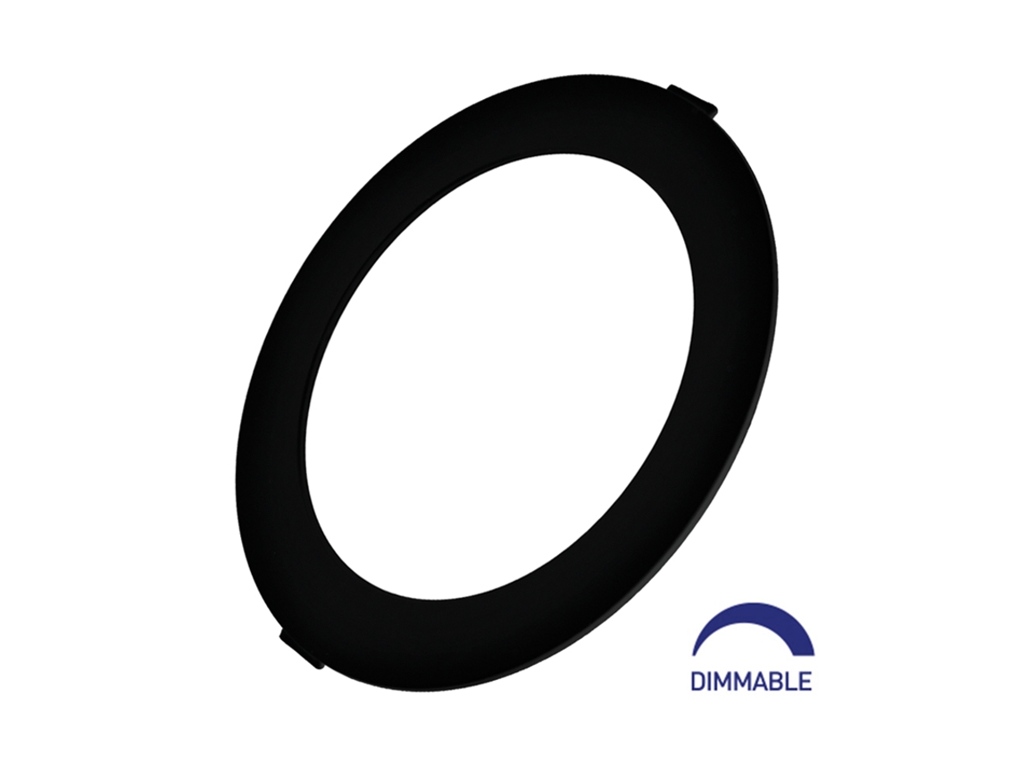 LED LED DIMMABLE 18W 3000K 1800LM Negro IP40 BRAYTRON