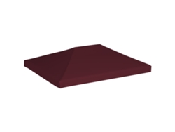 Cubierta para cenador 310 g/m² 3x4 m burdeos Wsd853368 Lovely Home