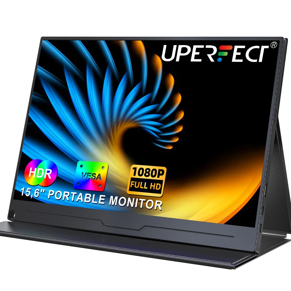 Monitor Portátil Uperfect (15.6" 1200:1 1080p Fhd 60 Hz Hdmi)