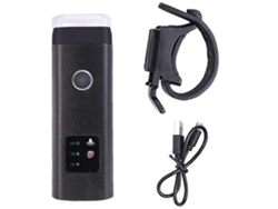 Faro De Bicicleta Led Con Luz Frontal Para Bicicleta Por Inducción Inteligente Impermeable Yizhood (negro)