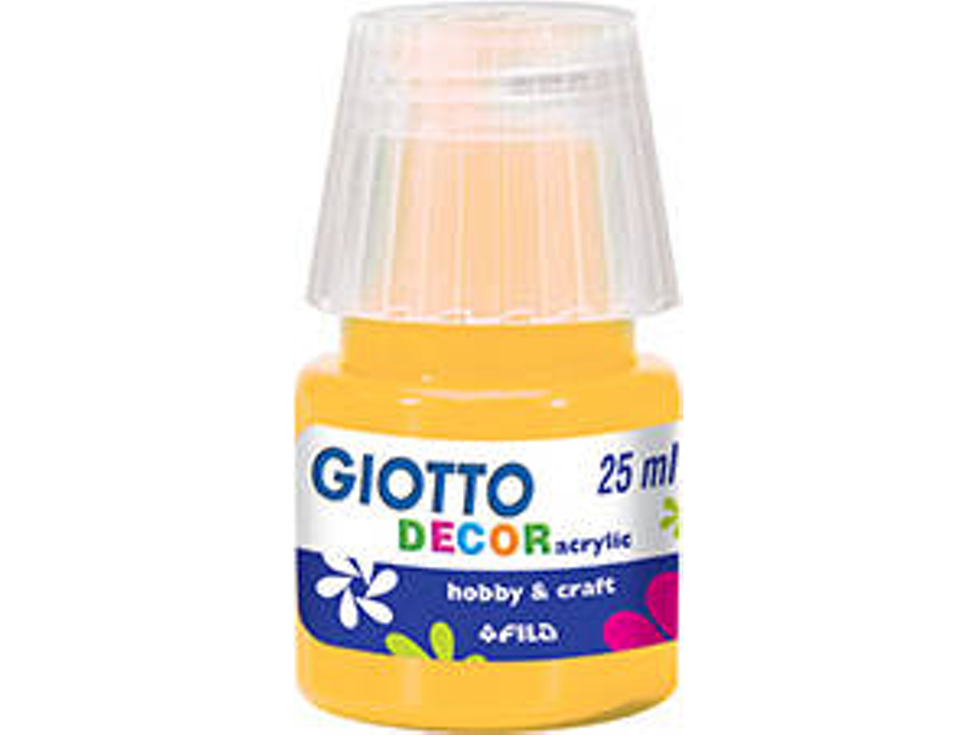 Pintura para Carteles Líquido GIOTTO Decor Acrílico Amarillo Dorado (25ml)