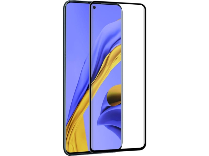 Protector de Pantalla de Cristal Templado Samsung Galaxy A51 MUVIT MCTPG0003 Negro