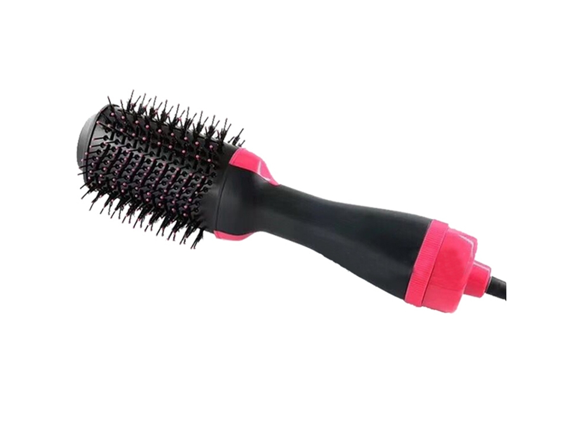 Secador De Cabelo Multifuncional 2 Em 1 Com Pente De Cabelo Quente E Curling Iron Ferramenta De Beleza