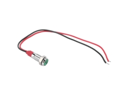 Luz Indicadora Led Metálica Impermeable Ip66 De 6 Mm Para Coche, Camión, Barco, 6 V Verde