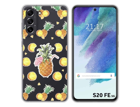 Carcasa Samsung Galaxy S21 FE 5G TUMUNDOSMARTPHONE Dibujos Transparente Multicolor