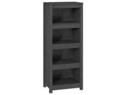 Maison Exclusive - Estantería Madera Maciza De Pino Gris 50 X 35 X 125,5 Cm