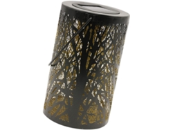 Lámpara Solar Led Para Jardín, Iluminación Decorativa Exterior, Foco Negro.