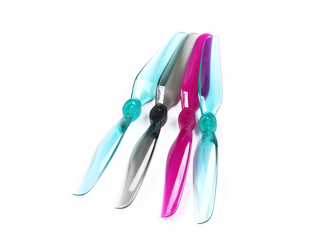 Transparent Purple2pairs Iflight Nazgul T4030 4inch 2-blade Propellers Cw Ccw For Fpv Racing Rc Drone