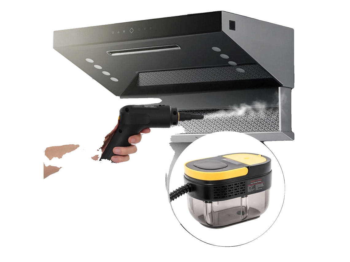 Limpiador de vapor portátil, limpieza potente, solución ecológica, amarillo, 220 V, UE/OEM
