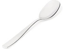 Set 6 Cucharas de Mocaccino A DI ALESSI Knifeforkspoon Inox (Gris - Acero Inox - 10 cm)