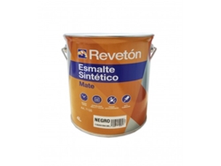 Reveton Esmalte Mate Negro 4 Lt