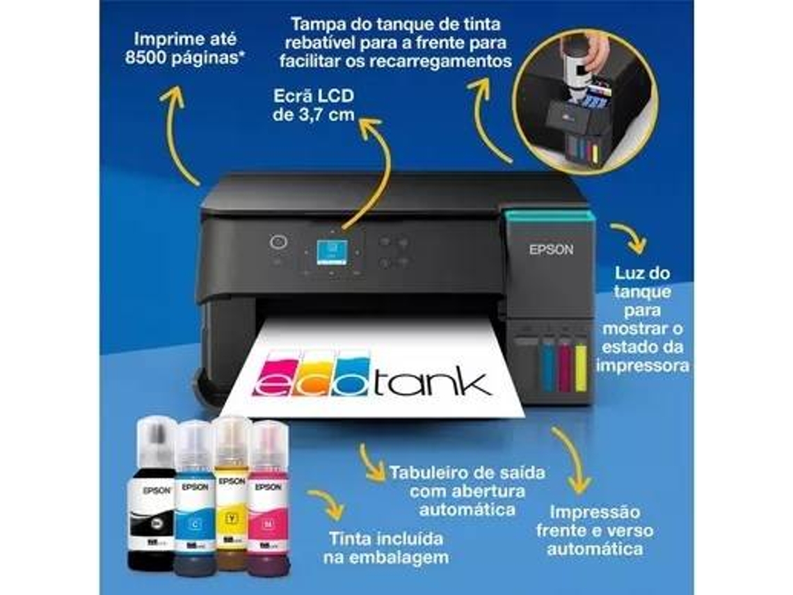 Impresora EPSON EcoTank ET-2951 (Inyección de Tinta)  