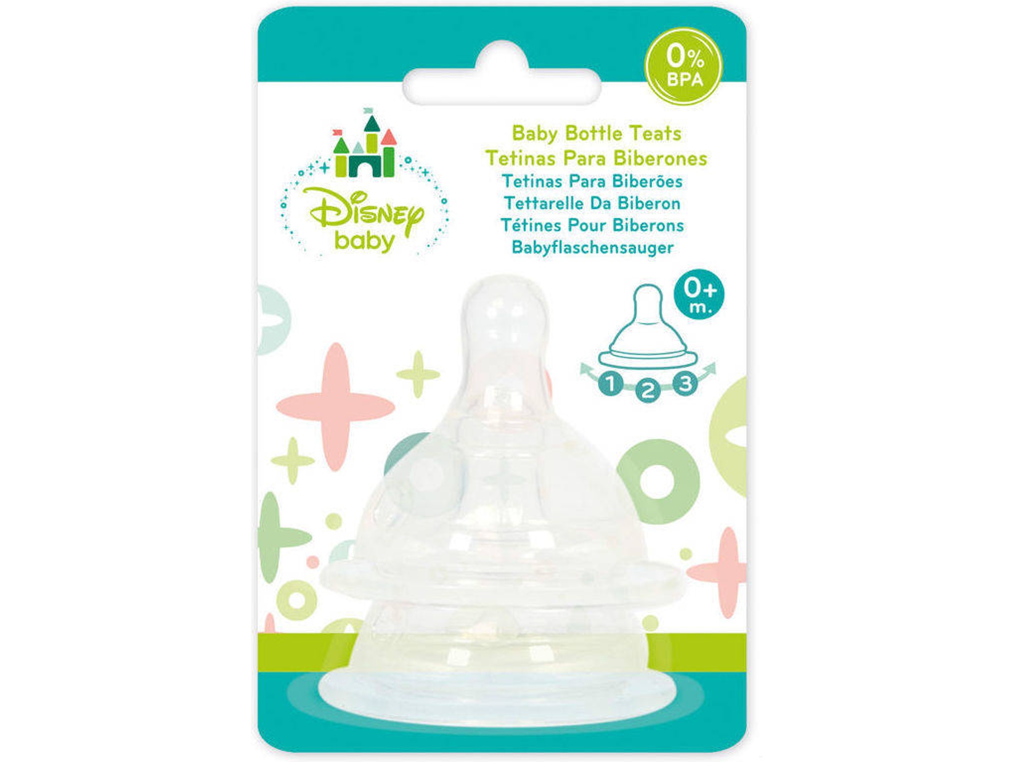 Conjunto de 2 Tetinas para Biberones STOR Disney
