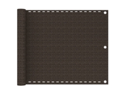 Toldo para balcón VIDAXL Marrón (75x500 cm)