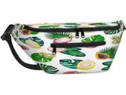 Bolso Hombro Unisex Estampado Hojas Palmera Tropical Para Hombre Mujer Gran Capacidad Estilo Casual Ideal V