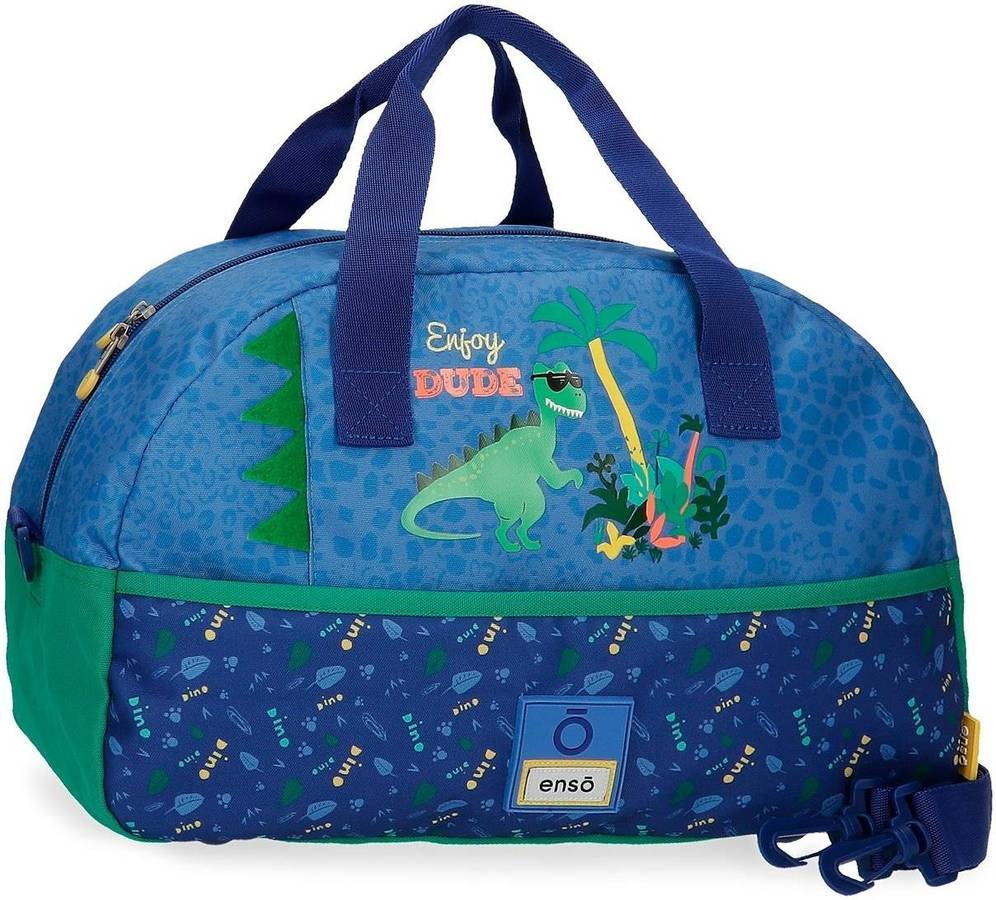 Enso Dino Bolsa de viaje niños multicolor 25x40x18 cms maleta cabina 40x25x18cm