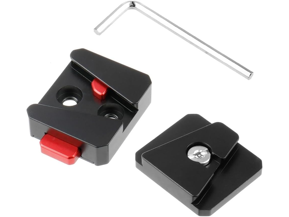 Kit De Placa De Liberación De Batería V-block - El Soporte Incluye Base Y Accesorios - Bloqueo