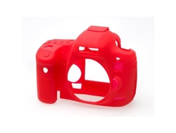 Funda EASYCOVER Silicona para Canon EOS 5D Mark III Rojo