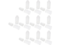 De 10 Frascos De Loção Para Viagem, Reutilizáveis E Práticos Para Uso Cosmético.
