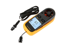 Anemómetro Digital Portátil Con Pantalla Lcd, Termómetro, Medidor De Velocidad Del Viento Y Temperatura, 3v Gm816