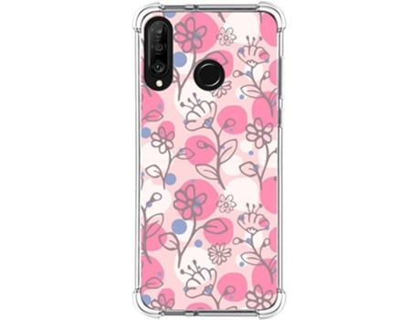 Carcasa Huawei P30 Lite TUMUNDOSMARTPHONE Dibujos Antigolpes Flores 07 Multicolor