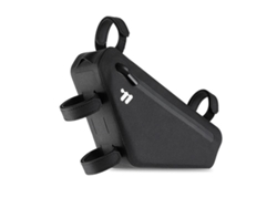 Bolsa triangular impermeable para manillar delantero de bicicleta (negra)
