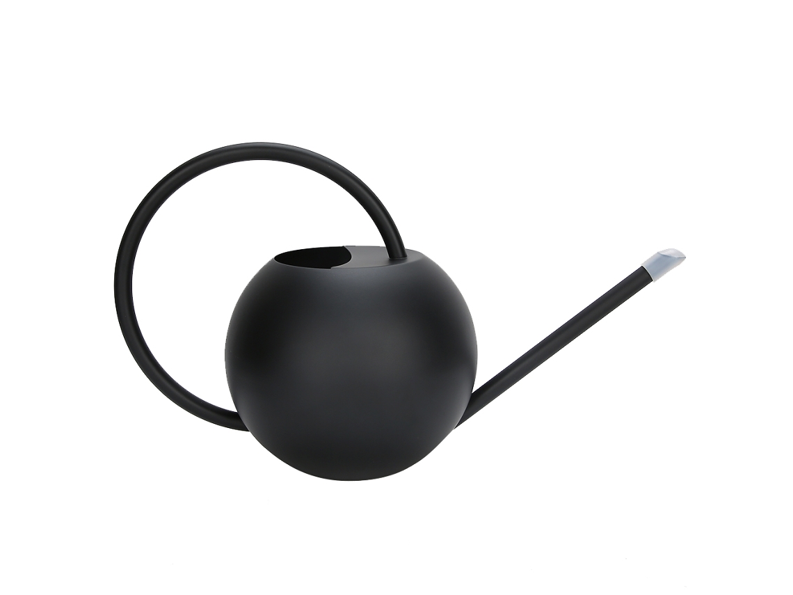 Regadera de acero inoxidable de 1 l con pico largo para plantas