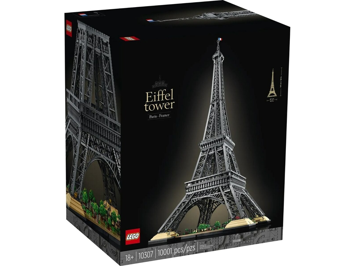 LEGO Icons: Eiffel Tower Paris France 10307 10001 Peças 57x149x57 cm