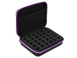 Estuche Rígido Para Aceites Esenciales, Organizador Para Frascos De 5 Ml, 10 Ml Y 15 Ml (azul)