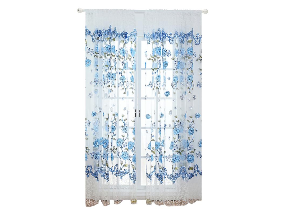 Las nuevas cortinas transparentes hermosas de 1 pieza ALLINLESS