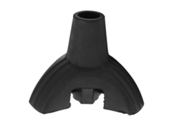 Punta de silicona suave antideslizante de 19 mm para bastones plegables.