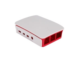 Versión Oficial De La Caja De Encierro Abs Para Raspberry Pi 4b, Roja Y Blanca