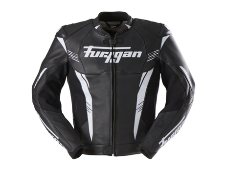 Chaleco de Moto para Hombre FURYGAN (Cuero - 2XL - Negro)