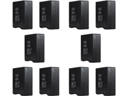 10x Mx02 Mini Itx Gabinete Para Computadora Htpc Chasis Host Usb2.0 Gabinete De Control Industrial Para Oficina