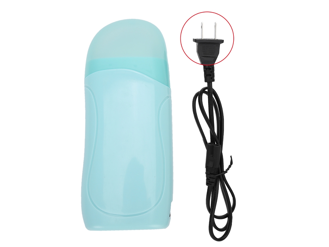 Máquina depilatoria Roller Wax 2026, 100 g, 40 W, calentador de cera portátil para manos, pies y piernas, enchufe estadounidense de 110 V.