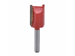 Broca Reta 2 Canais Aço Liga 1/4 Polegada Shank 17mm Ferramentas De Marcenaria Cnc Para Recorte E Ranuramento