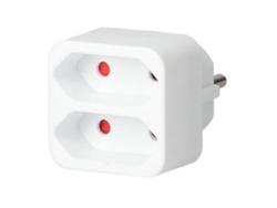 Gsc 103000013 | Conector Doble Salida Plano 1100w 2.5a