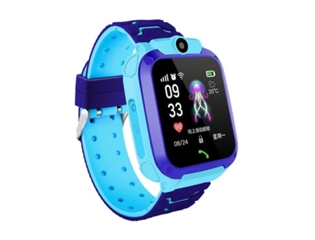 Smartwatch Teléfono Infantil Estanco Libras Llamada Infantil Posicionamiento 2G Azul