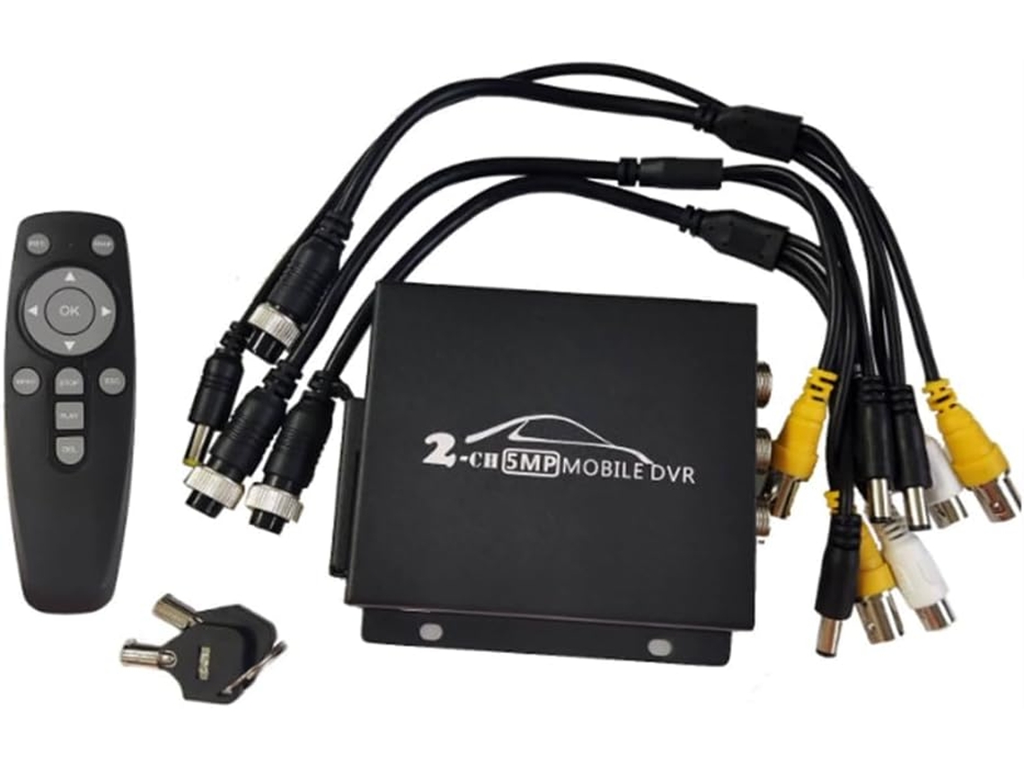 Mini Dvr Móvil De 2 Canales Con Soporte Para Cctv Ahd Tvi 1080p Y Seguridad