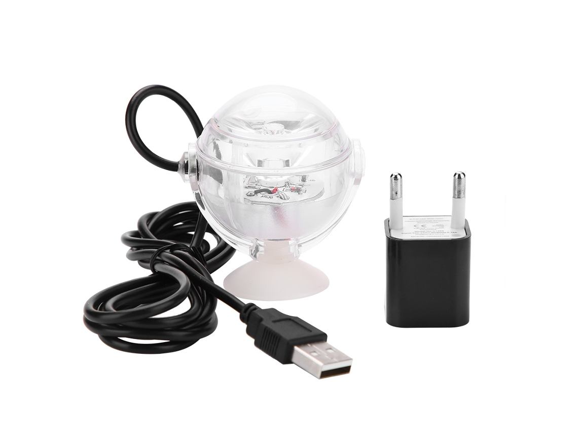 Yncm2026-luz De Foco Led Submersible Rgb Para Acuario Pequeño Impermeable Lampara De Tanque De Peces