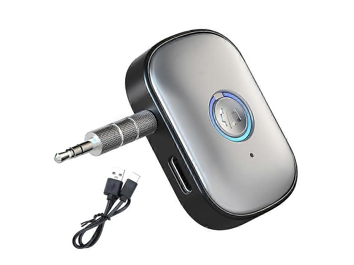 Transmisor y receptor Bluetooth 5.3 Rosewell con conector de 3,5 mm y adaptador de audio inalámbrico auxiliar para sistemas de sonido HiFi domésticos.