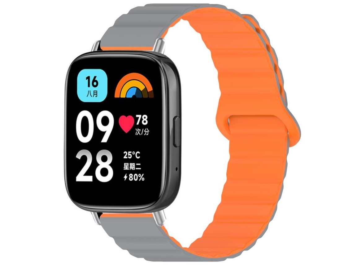 Correa magnética de silicona para Redmi Watch 3 Active / Lite - Brillante