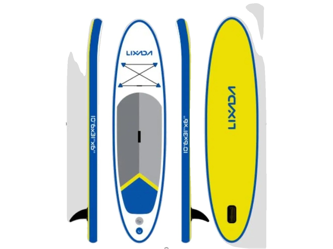 Tabla de paddle surf inflable de 15 cm de grosor, remo ajustable con bomba OEM