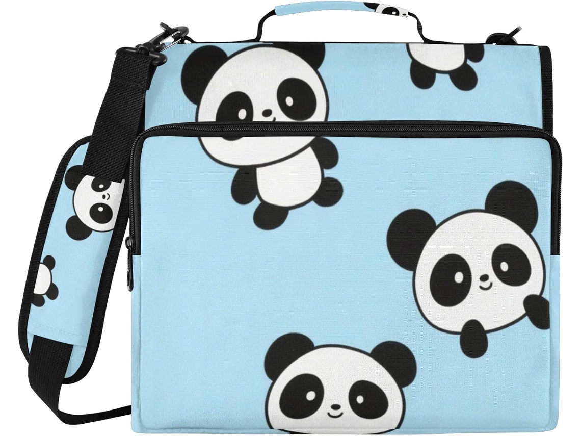 Besportble Carpeta De Panda Azul Y Fabricada Con Tela Impermeable De Primera Calidad, Esta Resistente Carpe...