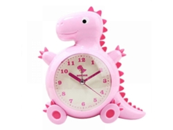 Reloj despertador infantil, diseño de dibujos animados, reloj de dinosaurio, luz nocturna, decoración de mesa para el hogar, estudiantes y GOKOCO