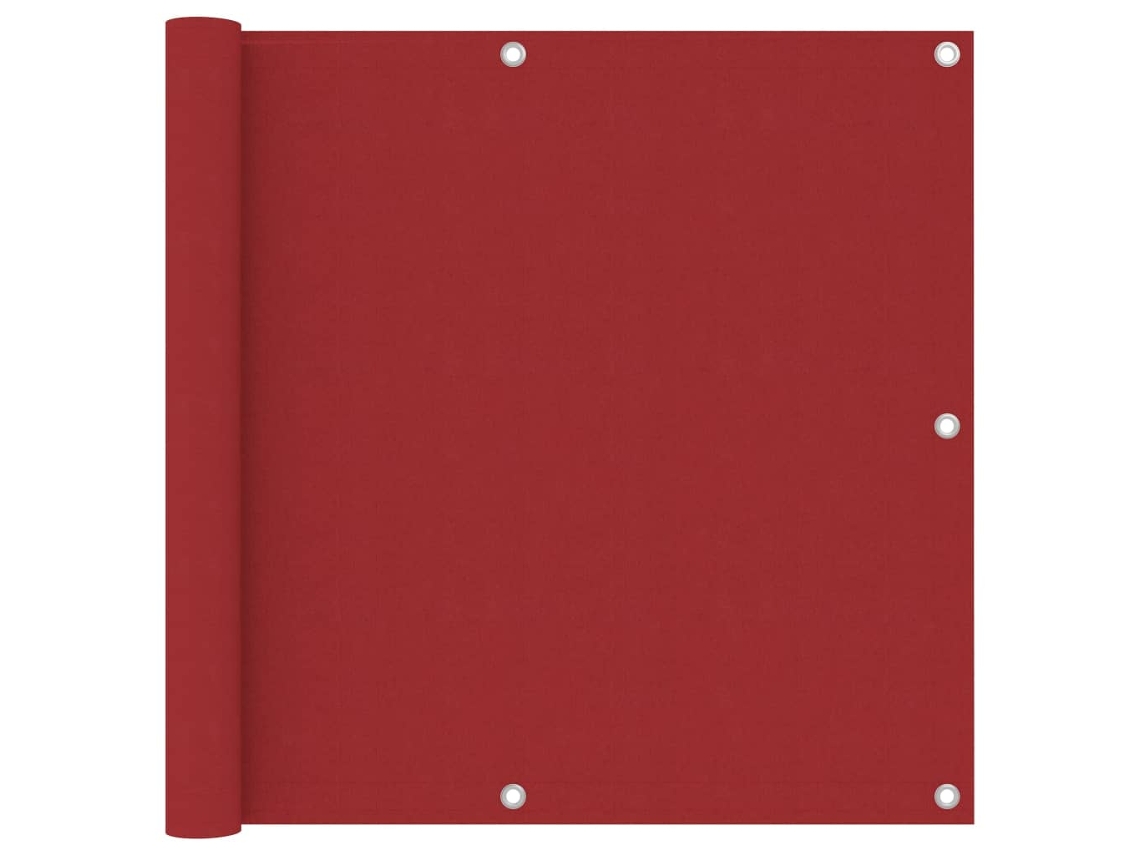 Toldo para balcón VIDAXL Rojo (90x300 cm)