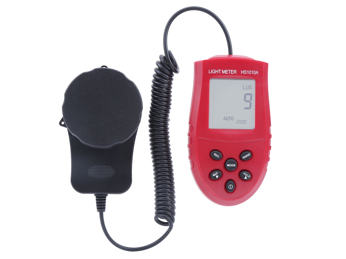Meter De Luz Digital De Alta Precisión Auto-rango Portátil Luxómetro Fotómetro Hs1010a
