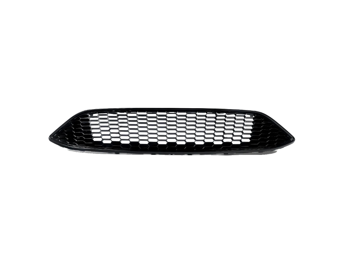 Rejilla del parachoques delantero, estilo panal, fácil instalación, negro brillante OEM