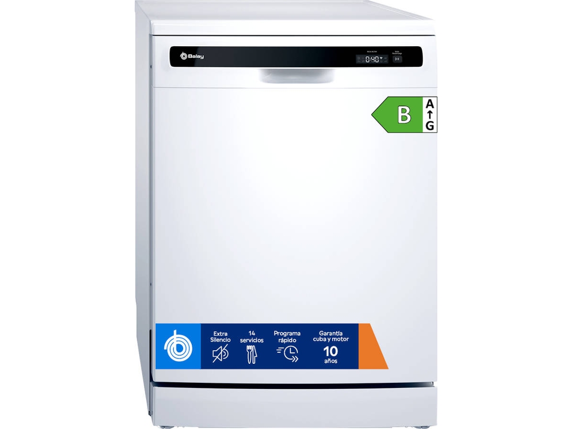 Lavavajillas BALAY 3VS6364IA INOX (14 Cubiertos - 60 cm - Inox)